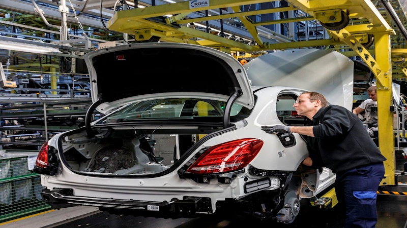 Mercedes-fabrikken i Bremen